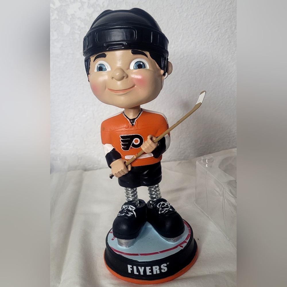 Philadelphia Flyers Springy legs Bobblehead NHL Hockey Legend Of The Ice